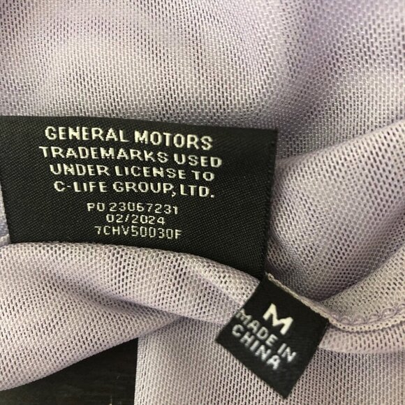 General Motors Corvette Graphic Mini Bodycon Dress Purple M - Picture 7 of 12